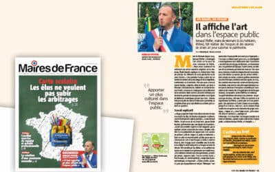 Le magazine Maires de France met en avant Mornant et le projet porté par IMPACT’ART France