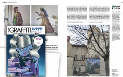 Nadège Dauvergne et Saint-Andéol-le-Château à l’honneur dans GRAFFITI ART Magazine