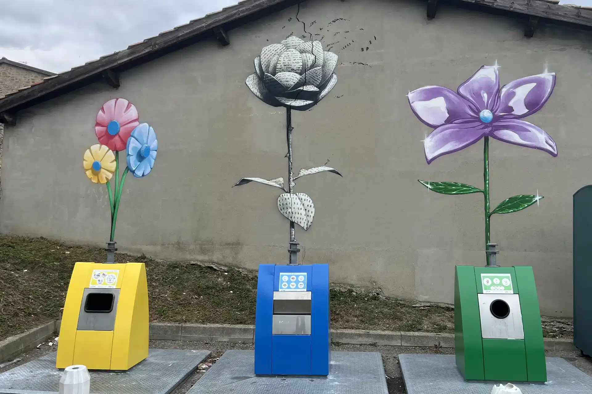 Œuvre street art monumentale